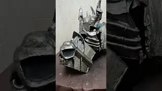 Arthas Lich King Cosplay #warcraft3 #worldofwarcraft #cosplay #arthasmenethil #cardboard #armor