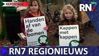 Protest tegen kap 200 bomen Park Brakkenstein  ||  RN7 REGIONIEUWS
