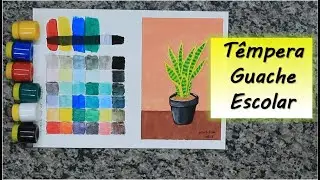 Têmpera guache Acrilex Abelhinhas - primeiras impressões