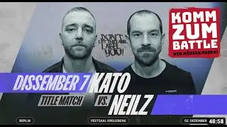 Kato vs Neilz ⎪ 🏆 TITLE MATCH 🏆 ⎪ Rap Battle @ DISSember #7 ⎪ DLTLLY Reaction Runde 1