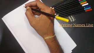 Live Writing Session ✍️ | Quiet Desk | Calm Name saying | 休息