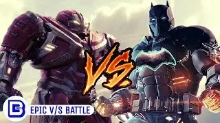 HulkBuster Vs JusticeBuster | Superhero Showdown In Hindi | BlueIceBear