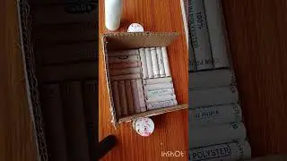 Diy With waste Thread 🧵 Spools Organizer with Card board 🛹