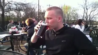 Peter's first legal beer