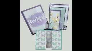 Scrap Your Scraps - Three Spring Cards Using Journaling/Mat Cards
