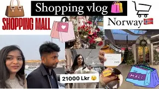 21000 lkr for one dress😵| Shopping mall in Norway 🇳🇴 |shopping vlog🛍️ | watch full vlog 🎄