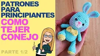 Muñecos amigurumi PRINCIPIANTES: Hoy tejemos un hermoso y dulce conejo! ENG SUBS PARTE 1