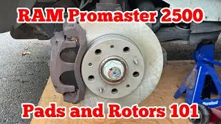 Ram Promaster 2500 FRONT Pads and Rotors Replacement 101