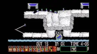 Lemmings Plus III Bonus [Secret 03]: The Lazy Streak