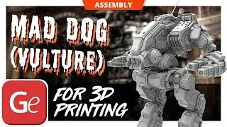 MechWarrior Mad Dog/Vulture 3D Model | Assembly by Gambody
