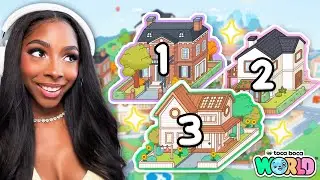 I BUILT IN 3 DIFFERENT TOCA BOCA HOUSES (NEW RP FAMILY) 🏡 | Toca Life World