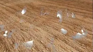 Blender: Glaskugel zerbricht
