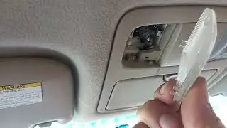 How to open Map lamp / reading lights Toyota Land Cruiser Prado 120