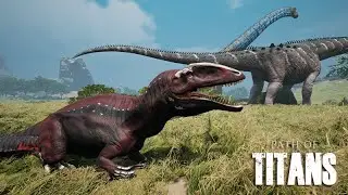 VIDA DE CARCHARODONTOSSAURO - Sobrevivendo em servidor de semi-realismo  - Path of Titans