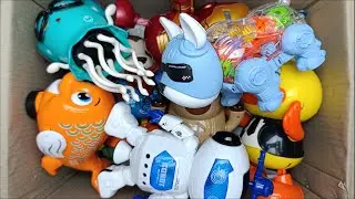 Unboxing Play And Review cow robot,fish,duck,dog robot