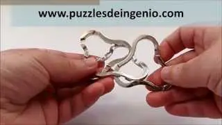 V&iacute;deo Soluci&oacute;n del Rompecabezas Puzzle de Metal Hanayama Cast Coaster Solution