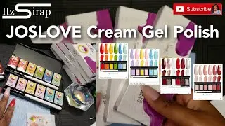 JOSLOVE Cream Gel Polish Review and Demo | Paint Pot Dupe? | Is this Great for Nail Art? | Itz Sirap