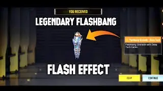 FLASH EFFECT OF LEGENDARY FLASHBANG GRENADE DEEP TECH ABYSSAL STATE MYTHIC DROP SEASON 6 THE HEAT
