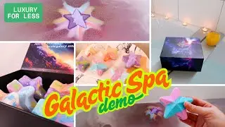 Rainbow Star Bath Bombs in Action! 🌈✨ | Galactic Spas Demo & Review