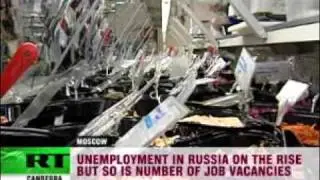 Russia Today. Unemployment, Luc Jones, Antal Russia