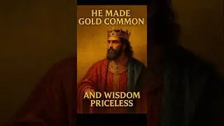He made Gold common an Wisdom Priceless... #KingSolomon #WisdomOfSolomon #History #SolomonTemple