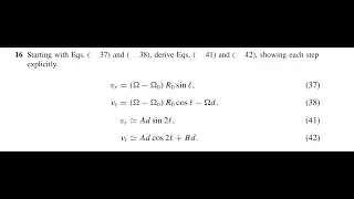 Starting with Eqs. ( 37) and ( 38), derive Eqs. ( 41) and ( 42), showing each step explicitly.