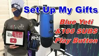 Blue Yeti Unboxing and Setup with Boom Arm and Sound Test - The Best Mic For Recording -