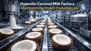 How Coconut Milk Is Made | Inside a 100,000-Unit Coconut Milk Plant Industrials Process