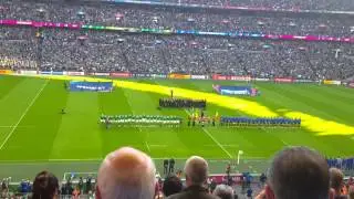 Rugby World Cup Romania vs Ireland anthems