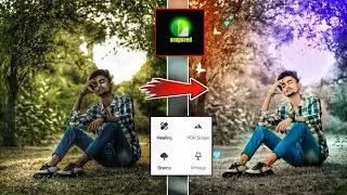 Snapseed dual tone photo editing||snapseed Amazing Photo editing Trick||snapseed red bule tone edit