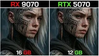 RTX 5070 VS RX 9070 + AMD Ryzen™ 7 7800X3D : TEST IN 20 GAMES