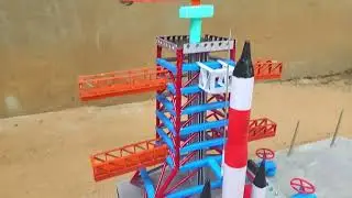 DIY Mini Rocket Launch on the Moon | Working Model | Science Project