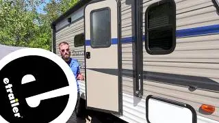 Global Link RV Entry Door Locking Latch Kit Installation - 2020 K-Z Sportsmen Classic Travel Trailer
