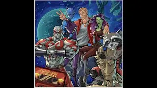 Guardians of the galaxy Coloring page marvel
