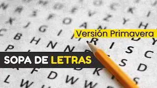Entrenamiento mental: 20 rondas intensas de Sopa de Letras para tu cerebro 💥