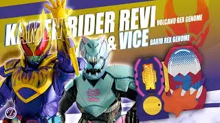 [Animation] Kamen Rider Revi Volcano Rex & Vice Barid Rex Genome | リバイボルケーノレックス & バイス バリッドレックスゲノム