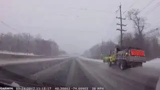 Driving during Winter Storm Stella 2017