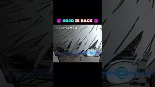 GOJO'S COMEBACK 😱🤯 #shorts #gojodeath #gojo #jujutsukaisen #anime