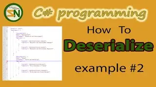 Example 2: How to Deserialize JSON Data into Custom C# Class Objects using Newtonsoft.