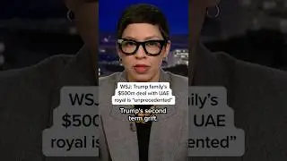 WSJ: Trump family's $500m deal with UAE royal is unprecedented