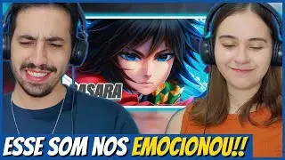 EMOCIONANTE DEMAIS! Reagimos a Águas Passadas | Giyu Tomioka (Demon Slayer) | Basara | React Casal 🔥