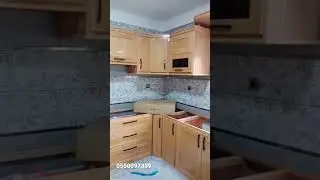 cuisine &eacute;quip&eacute;e en bois h&ecirc;tre Oran/0550097339