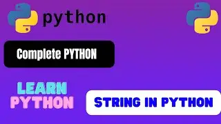 String in python | python programming | MH Coding