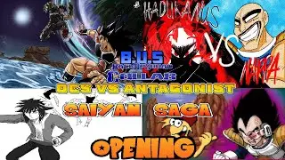 BackUpSquad Collab OCS VS ANTAGONIST SAIYAN SAGA OPENING #collab #animationcollab #artcollaboration