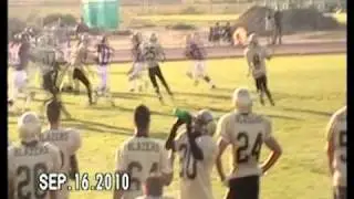 Cristian Saldana from MIssion Oak Tulare Scoring another long TD in Enemy territory