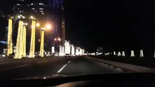 doha  streets night views