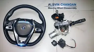 Alsvin Changan Multi-Function Steering Wheel Controls Removal & Disassembly