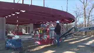 TRANSFORMATION: Visitor center taking shape at Blue Whale of Catoosa