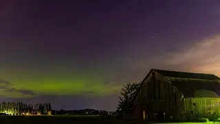 Dazzling Northern Lights Display in Pacific Northwest