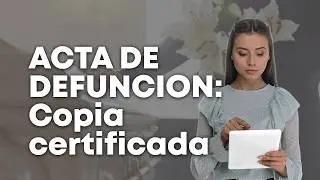 Cómo obtener una copia certificada de acta de defunción en un agente Reniec